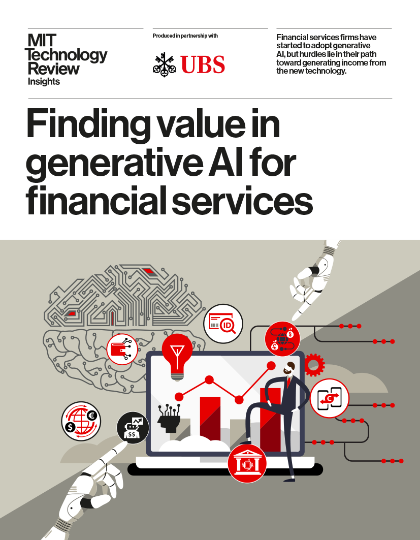 Finding value in generative AI for financial services