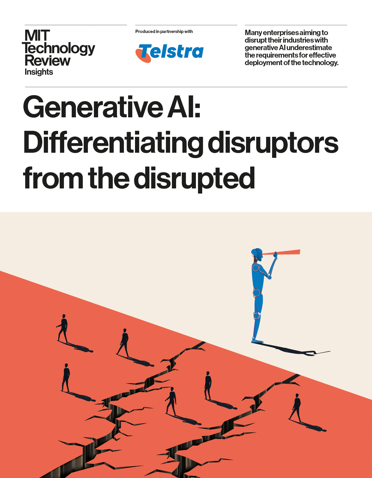 Generative AI: Differentiating disruptors from the disrupted